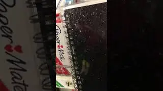 Must have glitter notebooks at Dollar Tree!