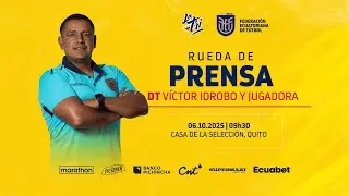 Rueda de Prensa - Víctor Idrobo