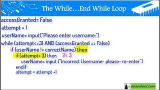 Programming – 1.13 Iteration - The While...End While Loop