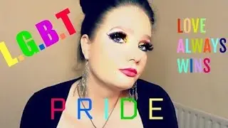 QUICK RAINBOW SPRING MAKEUP LOOK!!! #L.G.B.T #LOVEALWAYSWINS #PRIDE