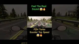FZH Turbo Scooter Top Speed 😱🔥 #sameer262 #ytshorts #trafficrider