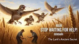 The Lark And Her Young Ones