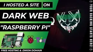 Host your site on Dark Web using Raspberry Pi | Tor/DW working module | Using Nginx | Free hosting