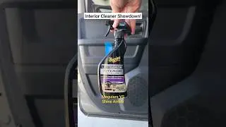 Battle of The Interior Detailing Sprays #meguiars VS #shinearmor #mobiledetailing #producttest #asmr