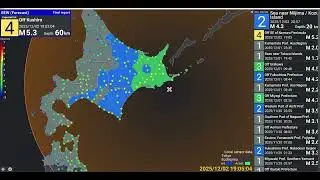 Earthquake struck Off Nemuro Peninsula, Hokkaido Region