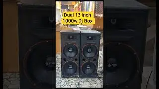 Dual 12 Inch Speaker Box Fitting || 12 inch 500w dj speaker || #dj #djsetup