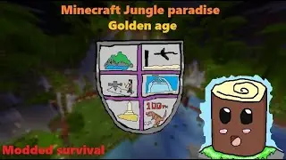 Minecraft Jungle paradise Golden age Ep113 Roast the skeleton horse and discovering Image frame