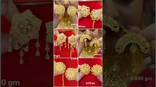 Simple gold earrings designs for daily use/Small earrings design 2025#shorts #dailywearearrings#gold