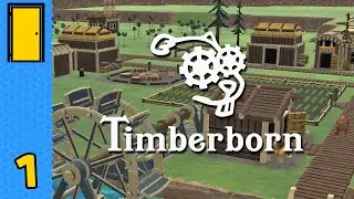 Занят как бобр | Timberborn &mdash; лесоруб-строитель бобрового поселения (открытая альфа)