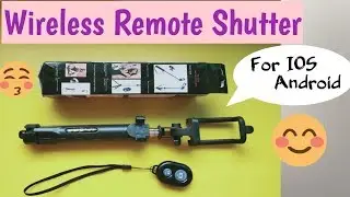 Wireless Remote Shutter for IOS and Android