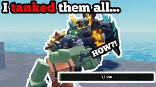 I Tanked Every Boss In TDS (Part 1) | Roblox Tower Defense Simulator