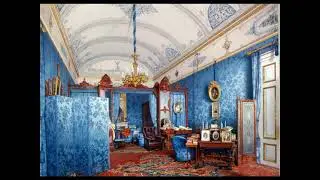 Aquarels  Interiors of the Winter Palace