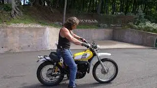 HEAVY D'S '75 YAMAHA DT400 TO 2 STROKE TAKEN TO THE MAX BY JEFF & THE MANIC MECHANIC