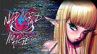 Anime Elf Girl OC Pinup Speed Painting