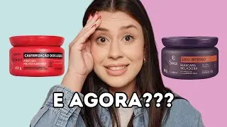 QUAL É A MELHOR MÁSCARA, LISO INTENSO ou CAUTERIZAÇÃO DOS LISOS? #cauterizaçãodoslisos #eudorasiage