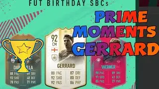 PRIME MOMENTS STEVEN GERRARD SBC FIFA 19 ICON CHEAPEST!!!