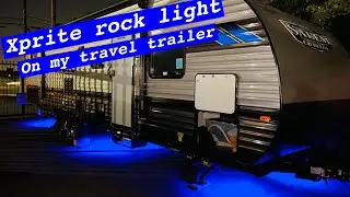 Xprite rock lights install on my travel trailer