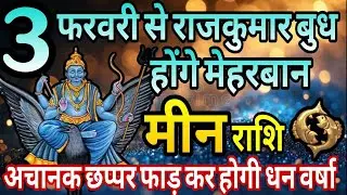 मीन राशि 3 फरवरी से राजकुमार बुध होंगे मेहरबान, अचानक छप्पर फाड़कर होगी धन वर्षा 