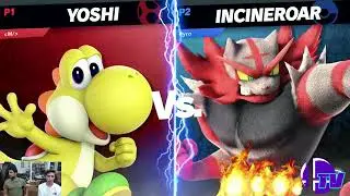 Shark Tank #152  Winners Round 1 - Pyro (Incineroar) Vs. MAIKO (Yoshi) - SSBU Tournament