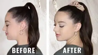 VOLUMIZED PONYTAIL HAIRSTYLE (QUICK & EASY)