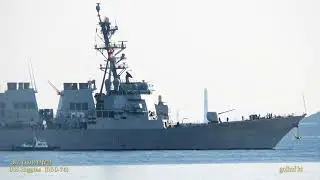 USS  Higgins  (DDG-76)　ある日の佐世保港　#米海軍　#アーレイバーク級駆逐艦　#USSHiggins