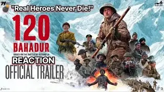 120 Bahadur Official Trailer Reaction |  Chai With Supriya | Farhan Akhtar | 🎬 Unbelievable Courage|