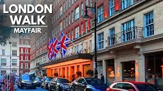Luxury London Walk 🇬🇧 | The Ritz to Pall Mall | Mayfair Supercars & Sunset Stroll