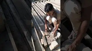 Making of Cement Y Pole | cement pillar kaise banaye | #shorts #concrete #cementpillar