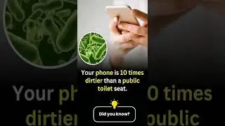 Your Phone Is Dirtier Than a Toilet Seat 🤯 | Shocking Fact #dustfree #surfsafe #smartdust #foamfree