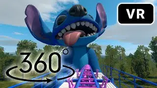 Insane VR Roller Coaster with Stitch &ndash; You Won't Believe This! 🤯🎢 #VirtualThrill #StitchVR #EpicRide