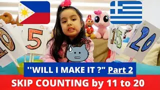 HOW WE DO MATH?5-YEAR-OLD KINDERGARTEN SKIP COUNT 11-20's /5 &Epsilon;&Tau;&Omega;&Nu; &Nu;&Eta;&Pi;&Iota;&Alpha;&Gamma;&Omega;&Gamma;&Epsilon;&Iota;&Omicron; &Sigma;&Tau;&Eta;&Nu; &Epsilon;&Lambda;&Lambda;&Alpha;&Delta;&Alpha; - PART 2