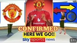 MANCHESTER UNITED COMPLETE SECRET SIGNING OF WORLD CLASS DANGEROUS PLAYER 