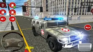 Ambulance Simulator 2020 #5 American Army Ambulance 🚑 Car Games - Car Videos || Android Gameplay