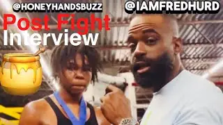 HONEY HANDS  Post Fight interview at the Jarret Hurd event down in Maryland 🍯🐝🍯🐻🔥🔥🔥🔥🔥 6/2/24