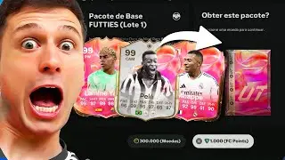 FUTTIES CHEGOU 🎉 ABRI PACKS DA LOJA E DME'S AT&Eacute; VIR UMA CARTA ROSINHA 🔥 DEU BOM? EA FC 25 UT BR