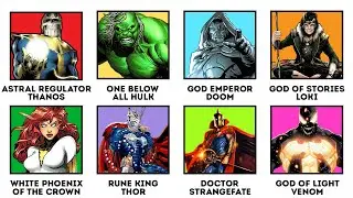 Every Marvel Character's Final Form Ranked In Order of Strength