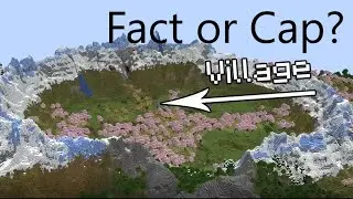 busting this insane Minecraft seed of a cherry blossom village