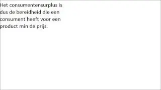 eco consumentensurplus