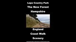 Lepe Country Park Coast Walk Scenery, New Forest National Park, Hampshire Walks In England, #shorts