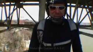 Pascal Coud&eacute;, BASE JUMPING, QU&Eacute;BEC BASE, Qu&eacute;bec, Canada.
