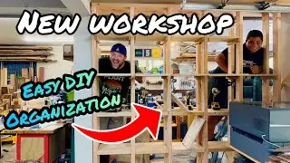 Garage and Workshop Storage Solutions: Laser and Woodworking Supply Organization