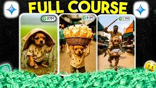 How to Create AI Pets Videos Like @AniMahal01 | Using Free AI Tools | Ai Pupies Videos | Full Course