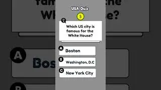 Викторина по общим знаниям о США 🇺🇸 | Проверьте свои знания об Америке #USAGK #GKQuiz #Shorts