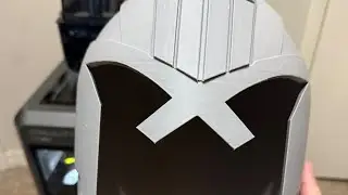 Creality K2 Timelapse 3D Printing - Judge Dredd Helmet