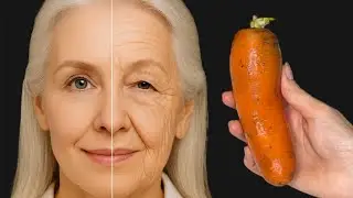 Морковь разглаживает все морщины за 10 минут, даже в 70 лет! #устранениеморщин