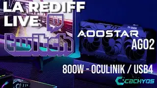 Gaming Sous Linux : eGPU Dock Aoostar AG02 Via Oculink - CachyOS (Rediff Live Twitch)