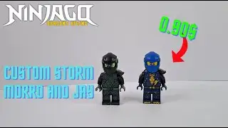 LEGO NINJAGO CUSTOM STORM MORRO AND JAY MINIFIGURES!! #ninjago #lego #legoninjago #dragonsrising