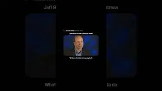 Amazon CEO on how to manage stress.