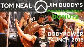 JIM BUDDY'S MACRO FRIENDLY DONUTS LAUNCH AT BODYPOWER 2016