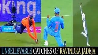 Top 10 catches of RAVINDRA JADEJA |Amaizing catches💥